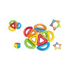Set caramizi magnetice pentru copii, 10 piese, Multicolor, ATU-087395