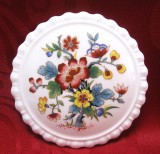 CASETA / BOMBONIERA PORTELAN ENGLEZESC COALPORT BONE CHINA ANGLIA MODEL LUDLOW 10.5 CM
