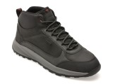 Ghete GEOX negre, U56EZA, din piele ecologica
