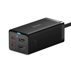 Incarcator de perete GAN5 Pro, Baseus, 2x USB-C/USB-A/HDMI, 4 K, 67 W, CCGP110201, Negru