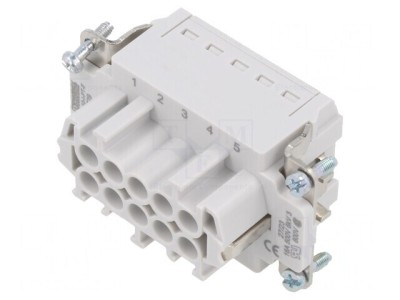 Conector HDC Mama 500V 16A 10 PIN 10PE Push-In foto