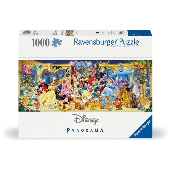 Ravensburger - Puzzle panorama personaje Disney 1000 piese design nou