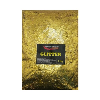 Sclipici Decorativ Auriu Intens 1mm 1 Kg foto