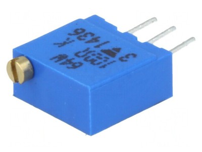 Potentiometru Multitura 100&amp;Omega; 500mW THT &amp;plusmn;10% foto