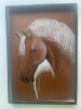 Tablou - Cal &quot; Viorel&quot;, Animale, Carbune, Realism