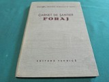 CARNET DE ȘANTIER * FORAJ * 1958 * 4 3 4
