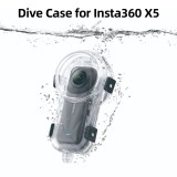Carcasa subacvatica waterproof 50m invizibila camera de actiune Insta360 X5