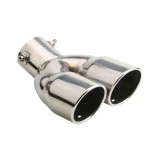 Ornament toba esapament inclinat inox argintiu racordare 32-76mm