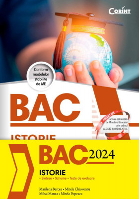 Bacalaureat 2024 - Istorie, Marilena Bercea, Mirela Chioveanu, Mihai Manea, Mirela Popescu - Editura Corint foto