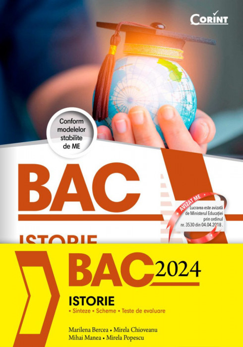 Bacalaureat 2024 - Istorie, Marilena Bercea, Mirela Chioveanu, Mihai Manea, Mirela Popescu - Editura Corint