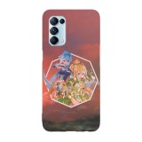 Husa compatibila cu Oppo A55, Viceversa, model Kirigaya Suguha x Asada Shino Sword Art Online Alicization, Silicon, TPU, Transparent, Carcasa