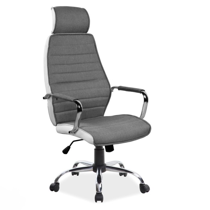 Scaun directorial SL Q035 gri - alb