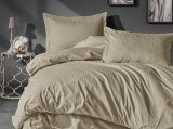 Cumpara ieftin Lenjerie Elegant Stripe Bej (Satin Deluxe)