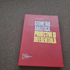 N Mihaileanu Geometrie analitica,proiectiva si diferentiala rf13/0