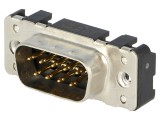 Conector D-Sub 9 Pini Soclu Tată Drept THT UNC 4-40