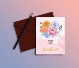 Felicitare - Flori | Luna Pictata