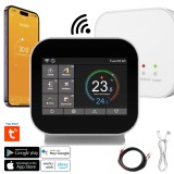 Termostat de ambient inteligent BIRAI&reg; MC6 Controlat Prin Internet/Smartphone Programabil WiFi din Aplicatia Tuya sau Smart Life, Alexa si Google Home