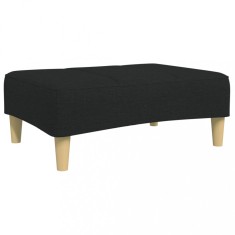 Taburet, negru, 77x55x31 cm, material textil foto