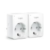 PRIZA inteligenta TP-LINK, Schuko x 1, conectare prin Schuko (T), 10 A, programare prin smartphone, Bluetooth, WiFi, alb &quot;Tapo P100(2-pack)&quot; (timbru v