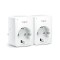 PRIZA inteligenta TP-LINK, Schuko x 1, conectare prin Schuko (T), 10 A, programare prin smartphone, Bluetooth, WiFi, alb &quot;Tapo P100(2-pack)&quot; (timbru v