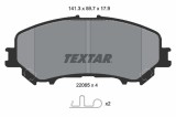 TEXTAR 2206501 set placute frana,frana disc