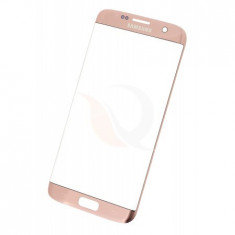 Geam sticla, samsung galaxy s7 edge g935, rose gold foto