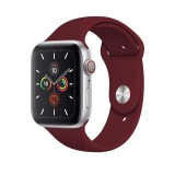 Cumpara ieftin Curea silicon,THD, compatibila Apple Watch 42 mm seria 10, Apple Watch SE 40 mm, S/M, visiniu