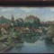 Tablou/Sighisoara /ulei/carton/