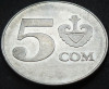 Moneda 5 SOM - REPUBLICA KYRGYZSTAN, anul 2008 *cod 1326 C, Asia