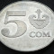 Moneda 5 SOM - REPUBLICA KYRGYZSTAN, anul 2008 *cod 1326 C