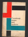 C9845 - CONSIDERATII ASUPRA ARTEI MODERNE - G. OPRESCU