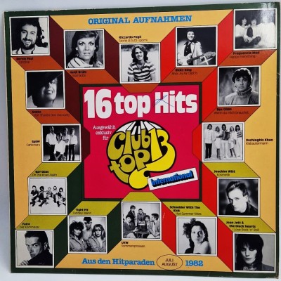 various - 16 Top Hits juli / august 1982 disc LP vinil Club Top 13 Germania foto