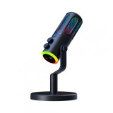 Microfon Gaming de birou Serioux SU8, condenser, unidirectional, frecventa raspuns 20-20KHz, sensibilitate maxima -11DBFS la 80 dB SPL, rata de esanti