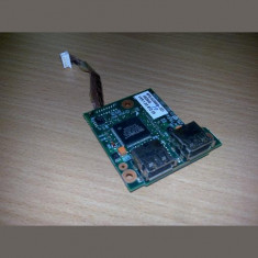 Modul cu mufe USB si Card Reader HP 6510B foto