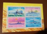 Gibraltar &ndash; Bloc 4 mărci nave militare (HMS Enterprise, HMS Cleopatra, USS Iowa, ORP Orkan), neuzat &ndash;40