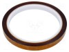 Bandă termorezistentă IPT 0,06mm 40% ambră max. 260&deg;C