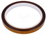 Bandă termorezistentă IPT 0,06mm 40% ambră max. 260&deg;C