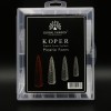 Tipsuri Unghii Reutilizabile Stiletto, Imprimeu Sarpe, 120 Buc, Extensii Polygel Acrylgel, Manichiura Profesionala
