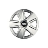 Set 4 capace roti Cu Inel Cromat Esprit R16 Compatibil Cu Jeep, Autohelix MSA