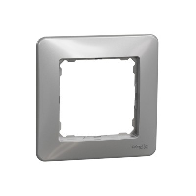 Rama Ornament 1 post Schneider Sedna aluminiu SDD313801 foto