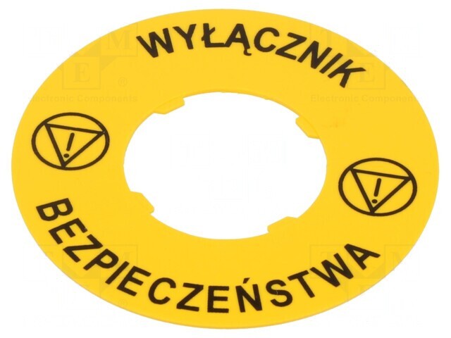 Etichetă Galbenă 22mm x 60mm PVC