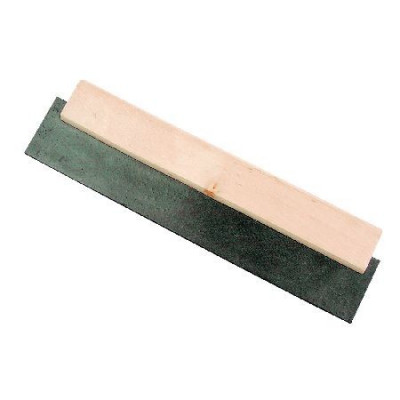 SPATULA CAUCIUC CU MANER LEMN 250MM foto