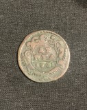 Moneda 1 denga 1731 Rusia, Europa