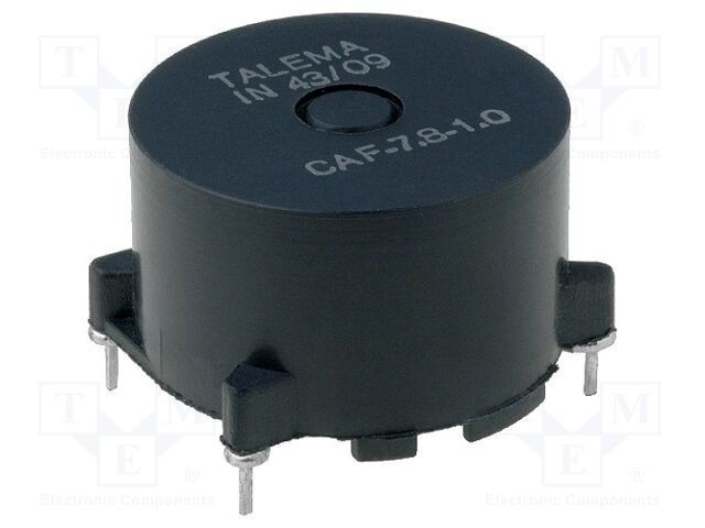 Inductor TALEMA fir THT 1mH 250VAC 7,8A 9m&Omega; -40&divide;125&deg;C &plusmn;30% 10kHz