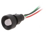 Lampă de control LED roșu/verde 230V 13mm IP40