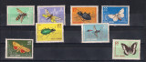 ROMANIA 1964 - INSECTE DIN FAUNA TARII NOASTRE, MNH - LP 580, Nestampilat