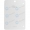 Capacul din spate alb pentru Samsung Galaxy Tab S2 9.7 LTE (SM-T815).