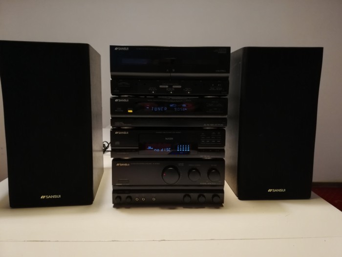 Linie Audio SANSUI A-X750/CD-X950/T-X950L/D-X950/S-X950 - Japan/Impecabila
