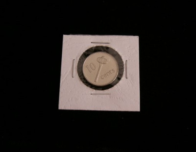 M3 C50 - Moneda foarte veche - Fiji - 10 centi - 1999 foto