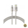 Cablu Date si Incarcare USB-A - USB-C Baseus Titanium 100W 1m Argintiu P10378102G21-00